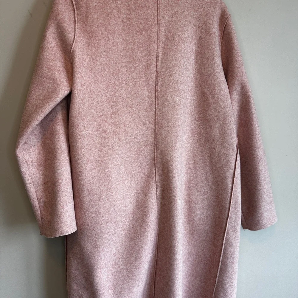 Only Women's Pink wool blend Coat - Picture 3 of 3